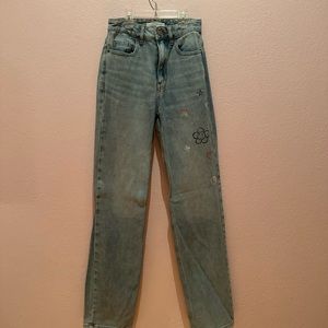 Pacsun demin jeans with designs
